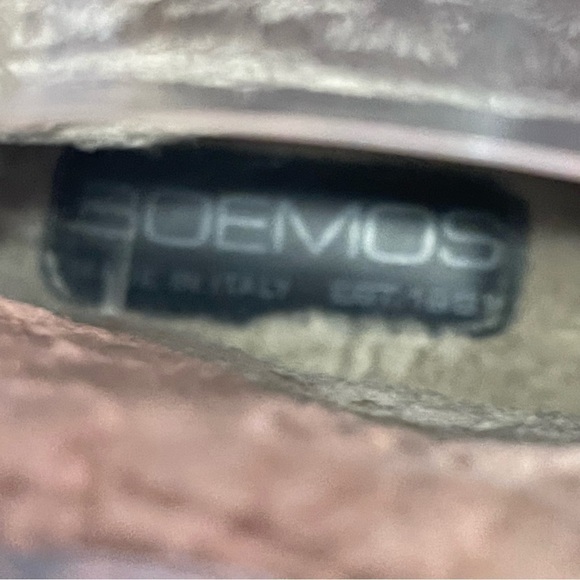 Boemos Fur Lined Suede Ankle Boots womens measures 9.1 inches inside sole 6.5-7 - Picture 4 of 9